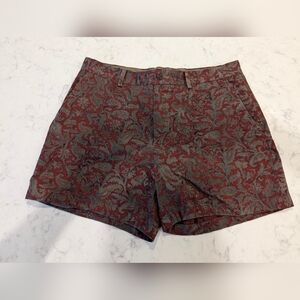 Polo by Ralph Lauren Red and Green Patterned Men's Shorts